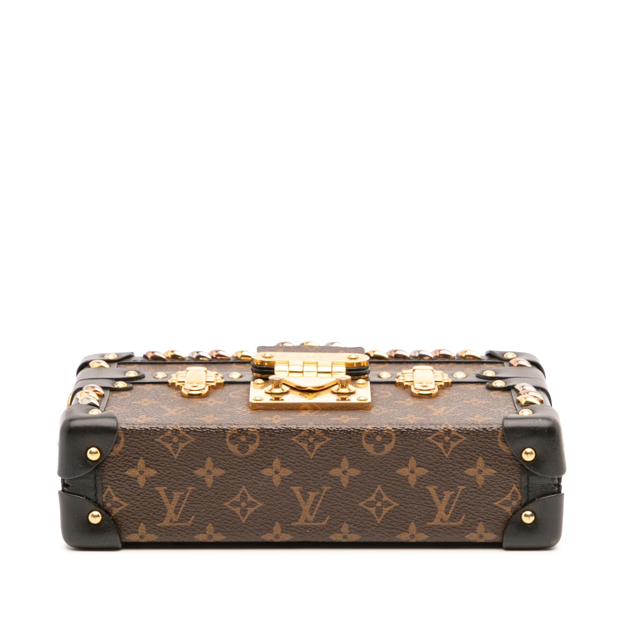 Louis Vuitton Monogram Studded Petite Malle