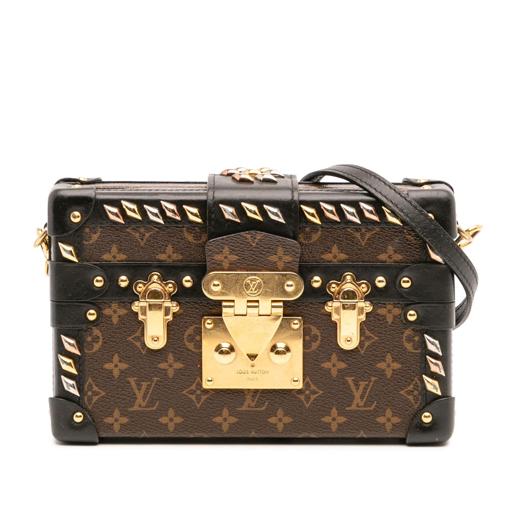 Louis Vuitton Monogram Studded Petite Malle