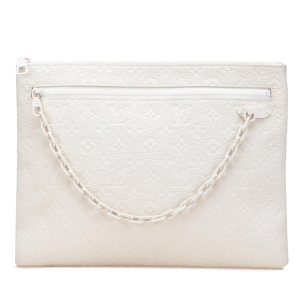 Louis Vuitton Monogram Taurillon A4 Pouch