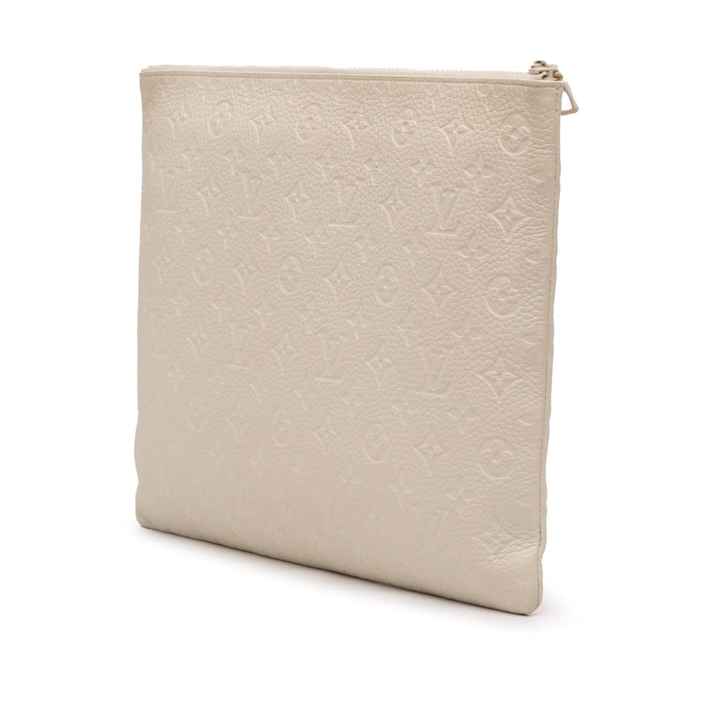 Louis Vuitton Monogram Taurillon A4 Pouch