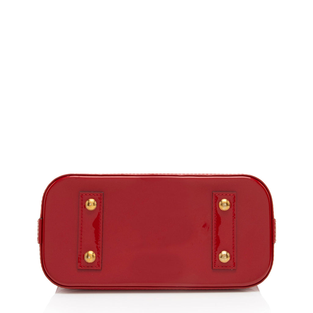 Louis Vuitton Monogram Vernis Alma BB Satchel (SHF-TS3duR)