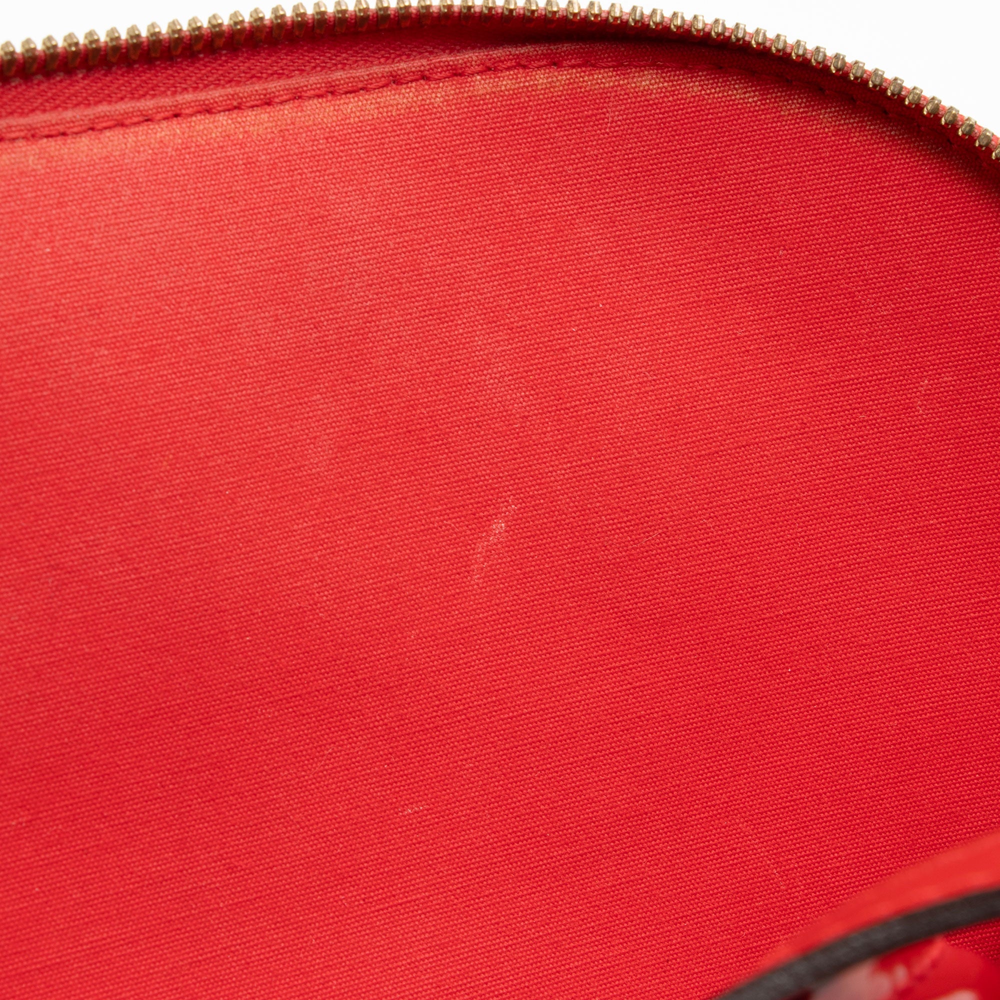 Louis Vuitton Monogram Vernis Alma BB Satchel (SHF-TS3duR)