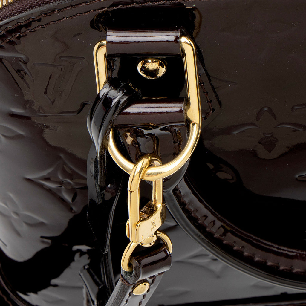 Louis Vuitton Monogram Vernis Alma BB Satchel (SHF-J3tjPU)