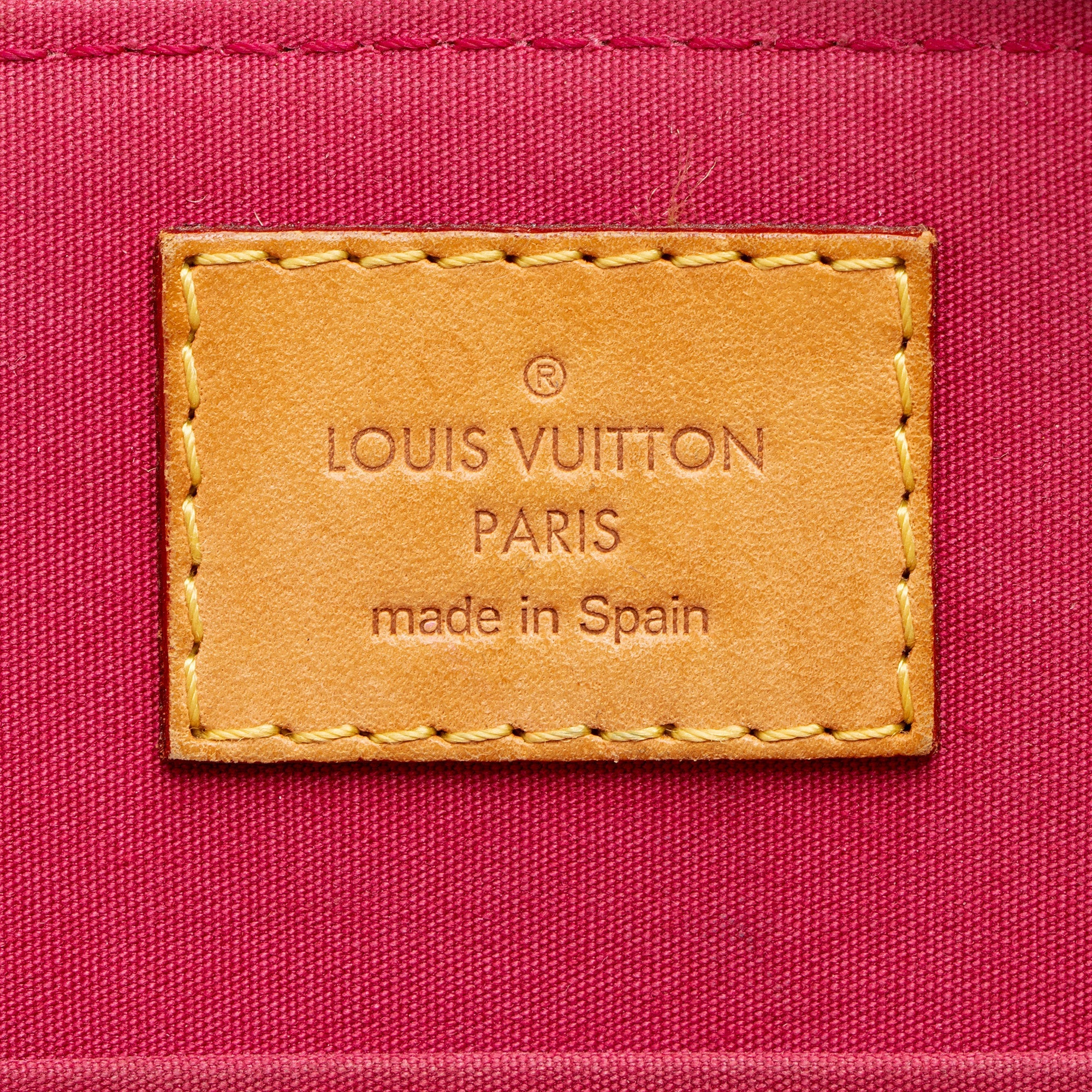 Louis Vuitton Monogram Vernis Alma BB Satchel