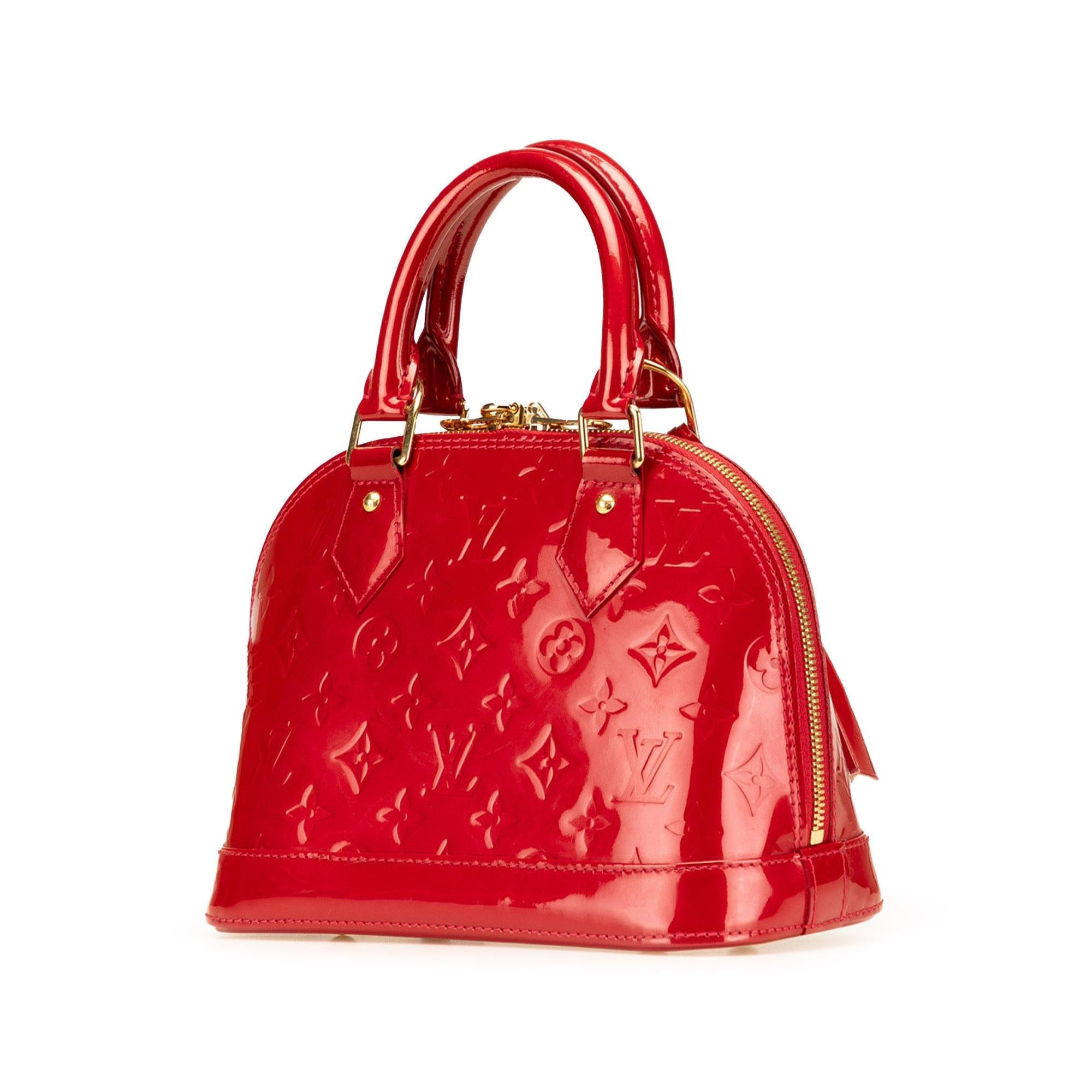 Louis Vuitton Monogram Vernis Alma BB