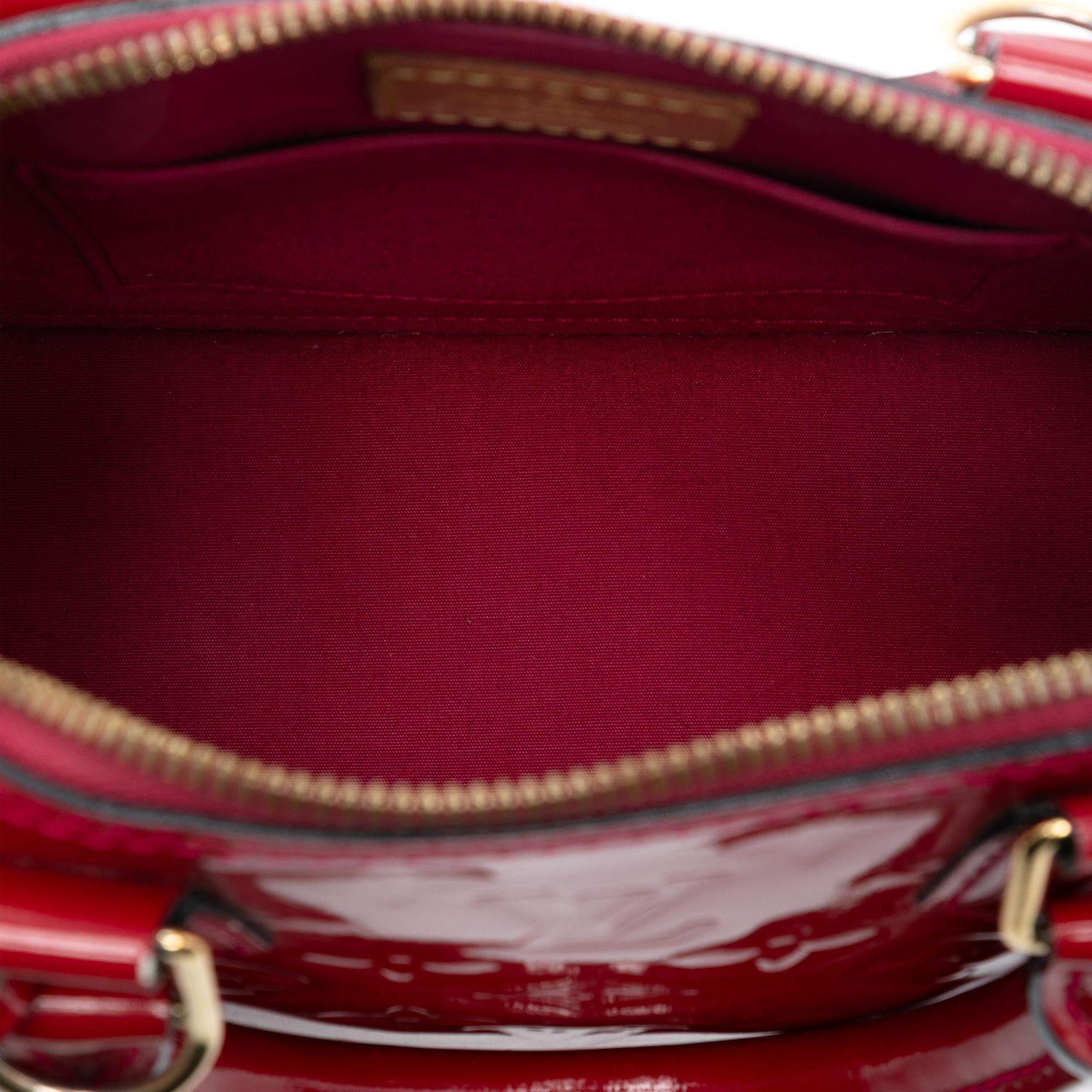 Louis Vuitton Monogram Vernis Alma BB