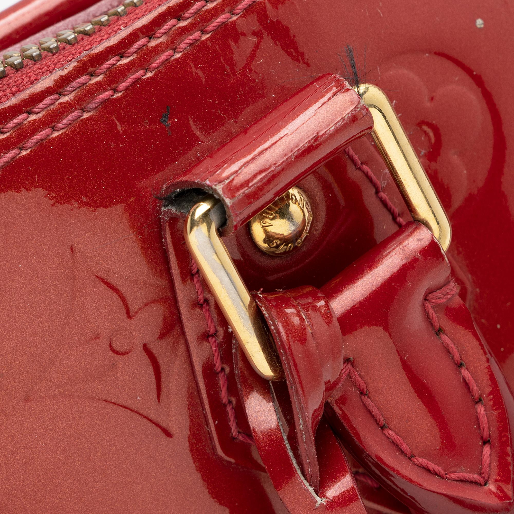 Louis Vuitton Monogram Vernis Alma GM Satchel (SHF-22282)
