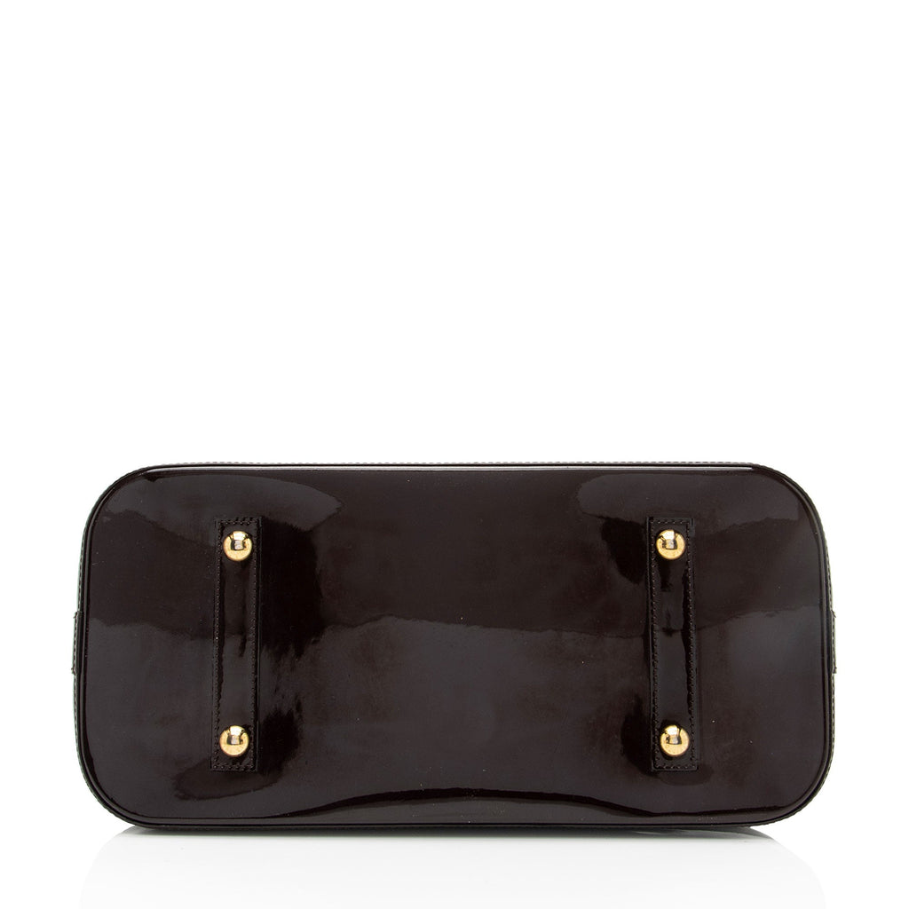 Louis Vuitton Monogram Vernis Alma GM Satchel (SHF-K55Nxm)