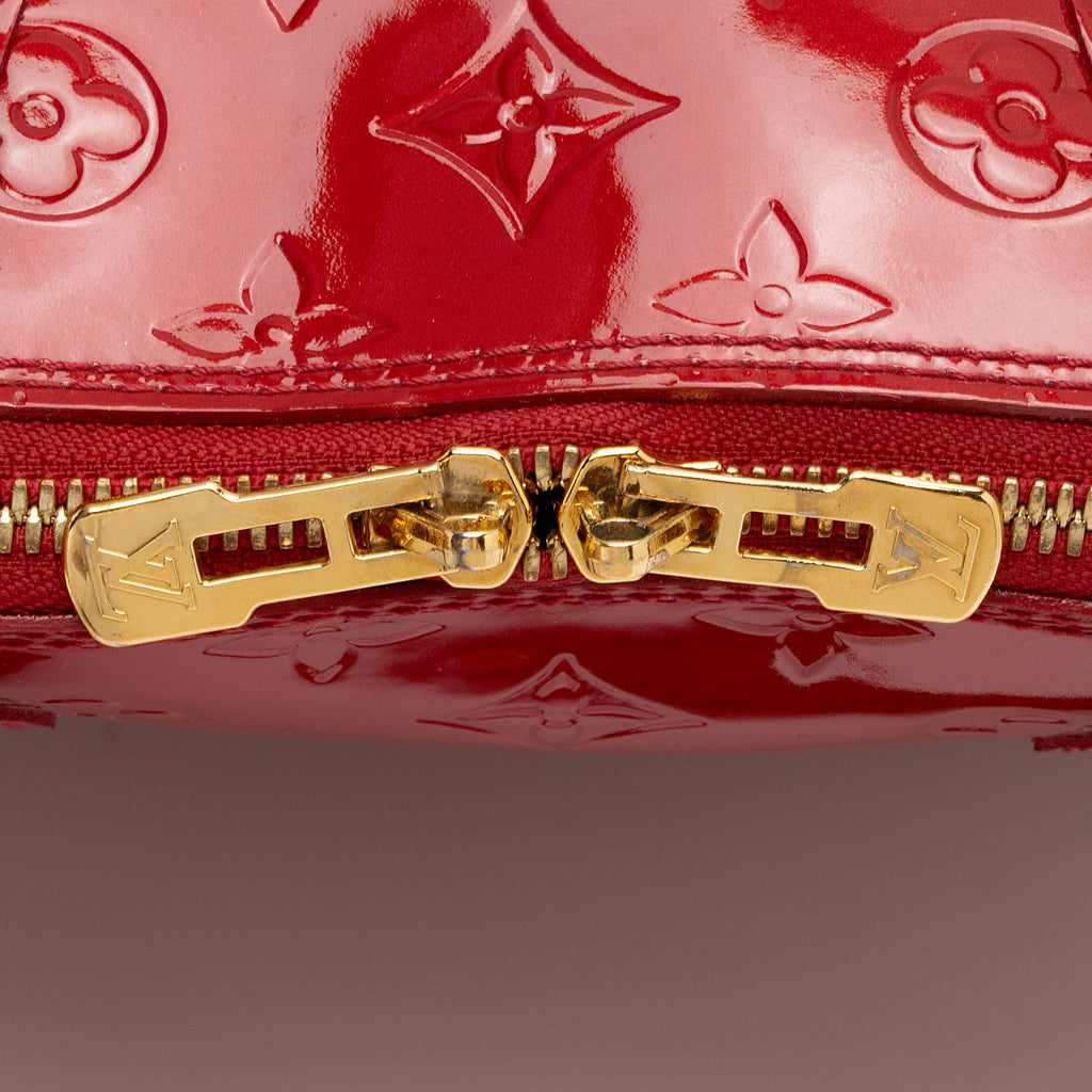 Louis Vuitton Monogram Vernis Alma GM Satchel (SHF-XIA8xV)