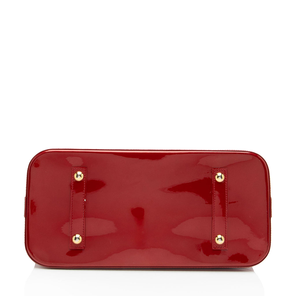 Louis Vuitton Monogram Vernis Alma GM Satchel