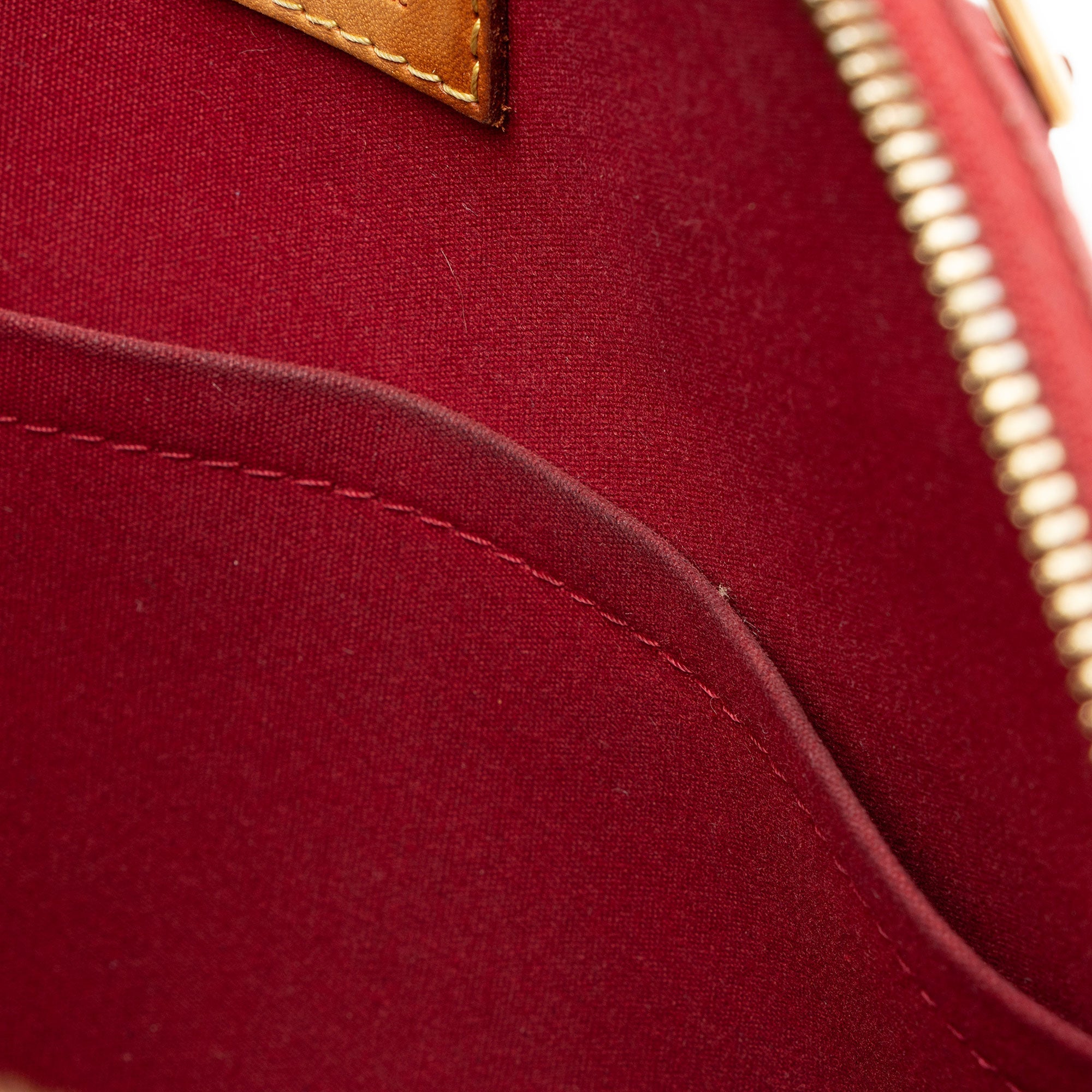 Louis Vuitton Monogram Vernis Alma GM Satchel