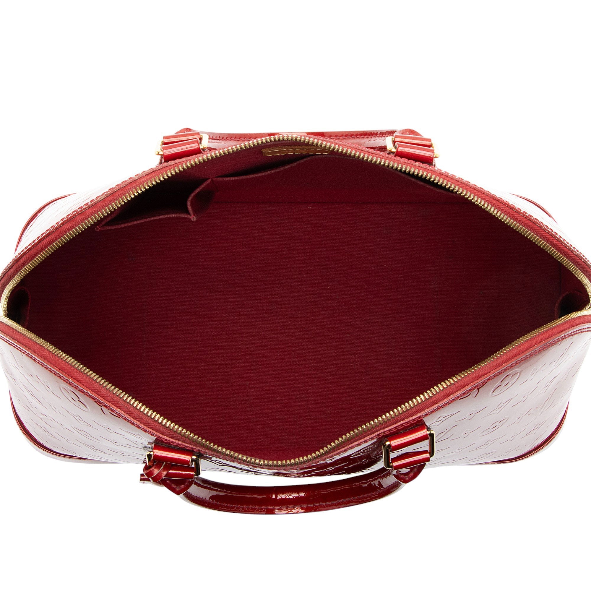 Louis Vuitton Monogram Vernis Alma GM Satchel