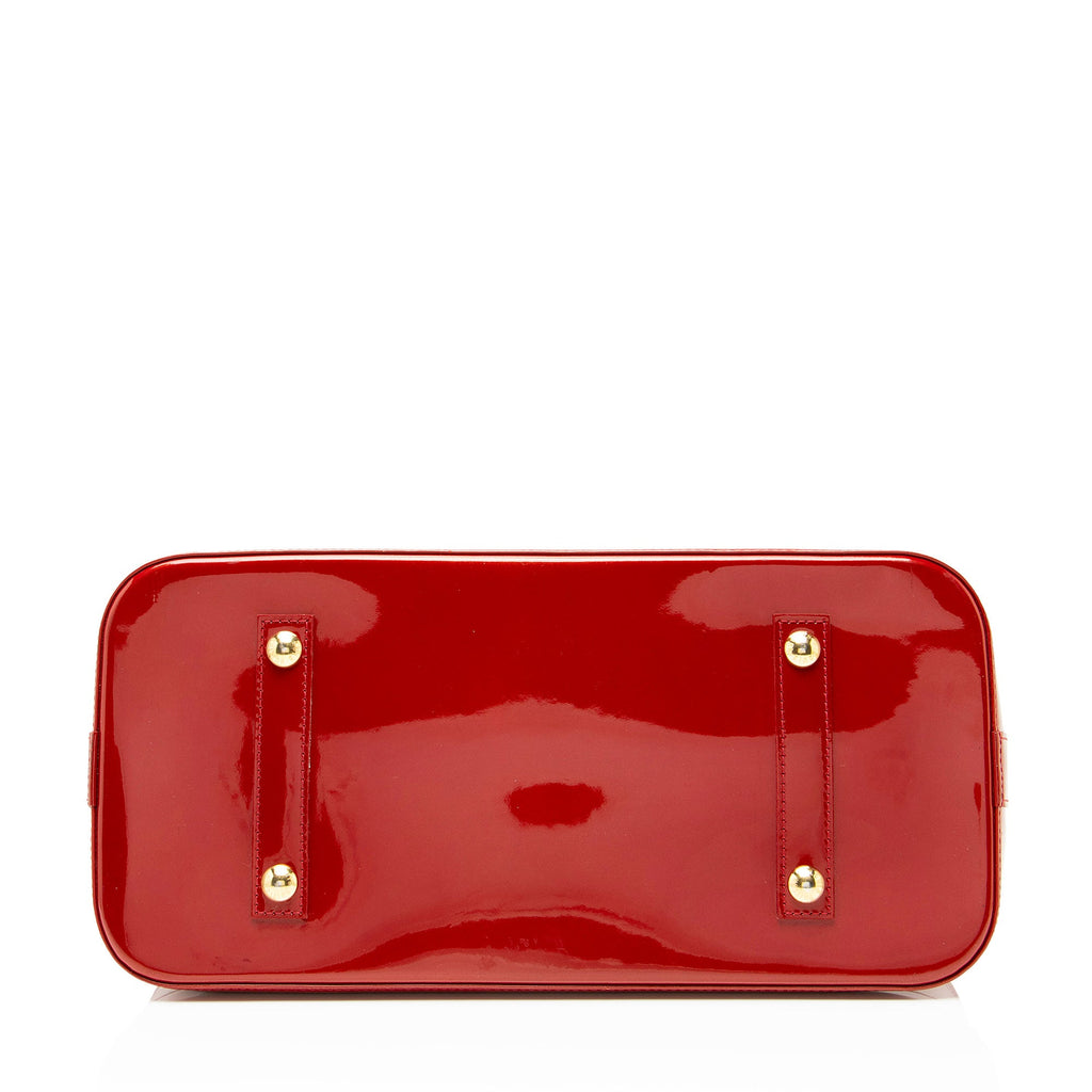 Louis Vuitton Monogram Vernis Alma GM Satchel
