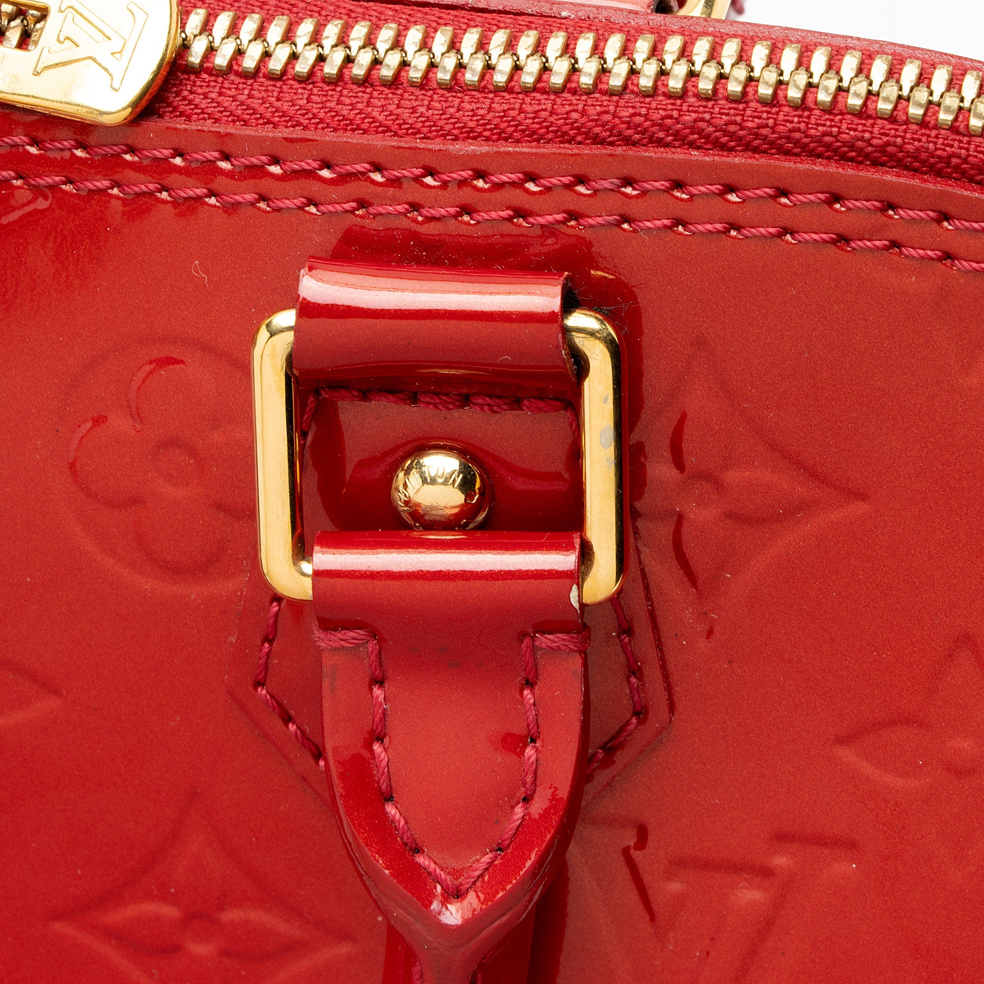 Louis Vuitton Monogram Vernis Alma GM Satchel