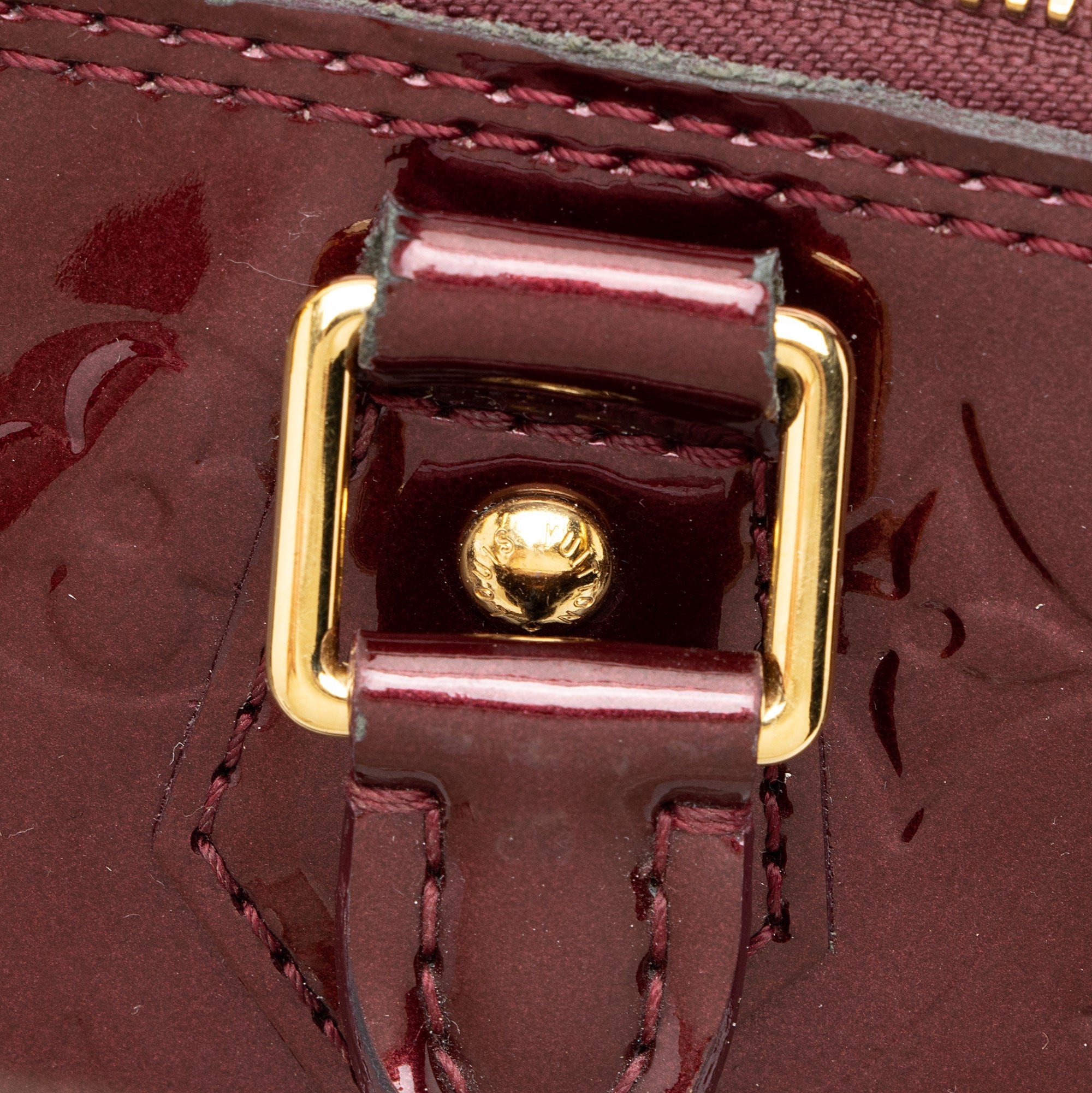 Louis Vuitton Monogram Vernis Alma GM Satchel
