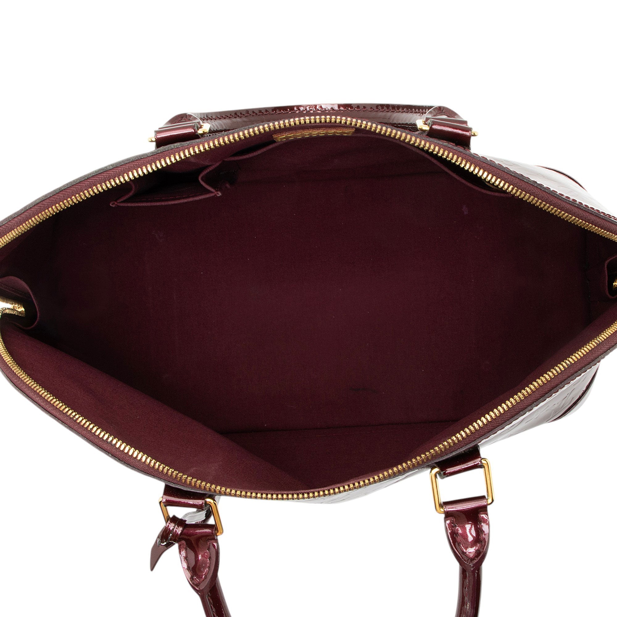 Louis Vuitton Monogram Vernis Alma GM Satchel
