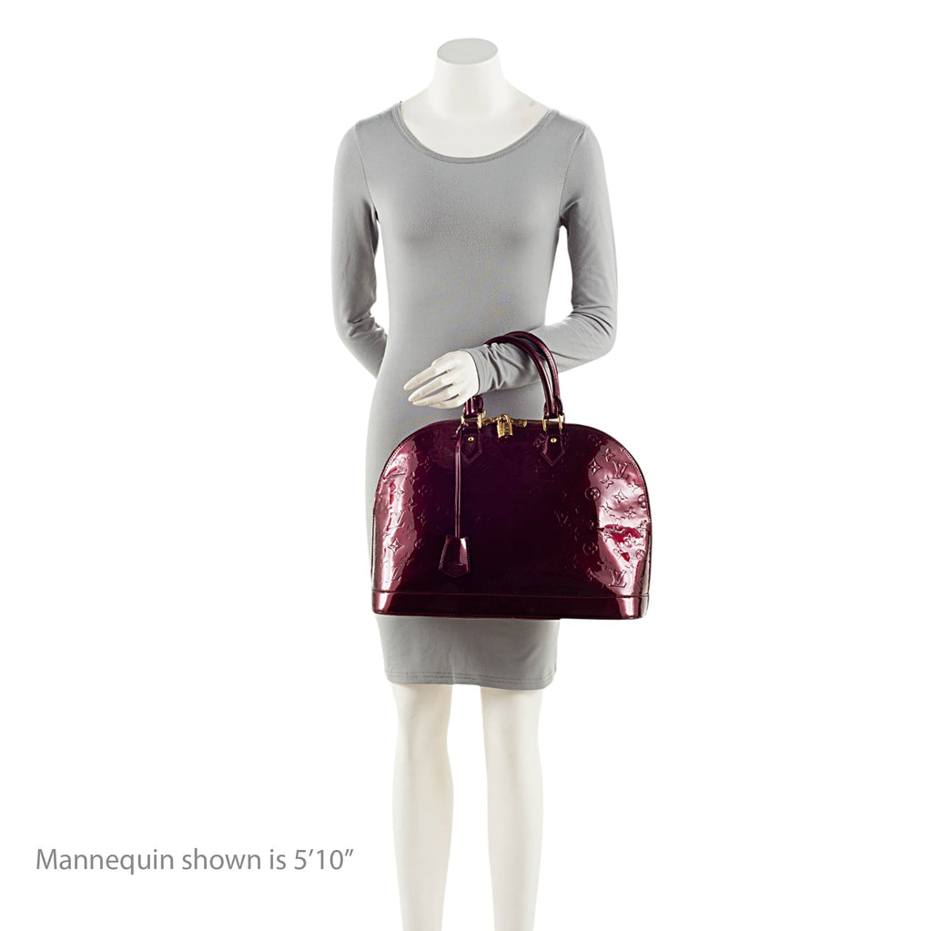 Louis Vuitton Monogram Vernis Alma GM Satchel