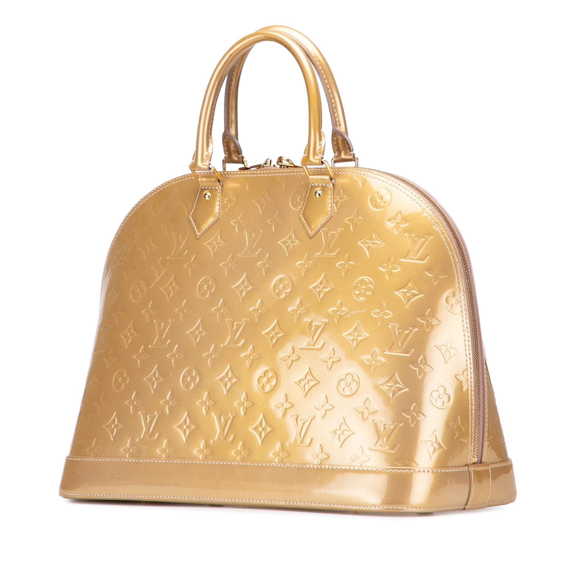 Louis Vuitton Monogram Vernis Alma GM