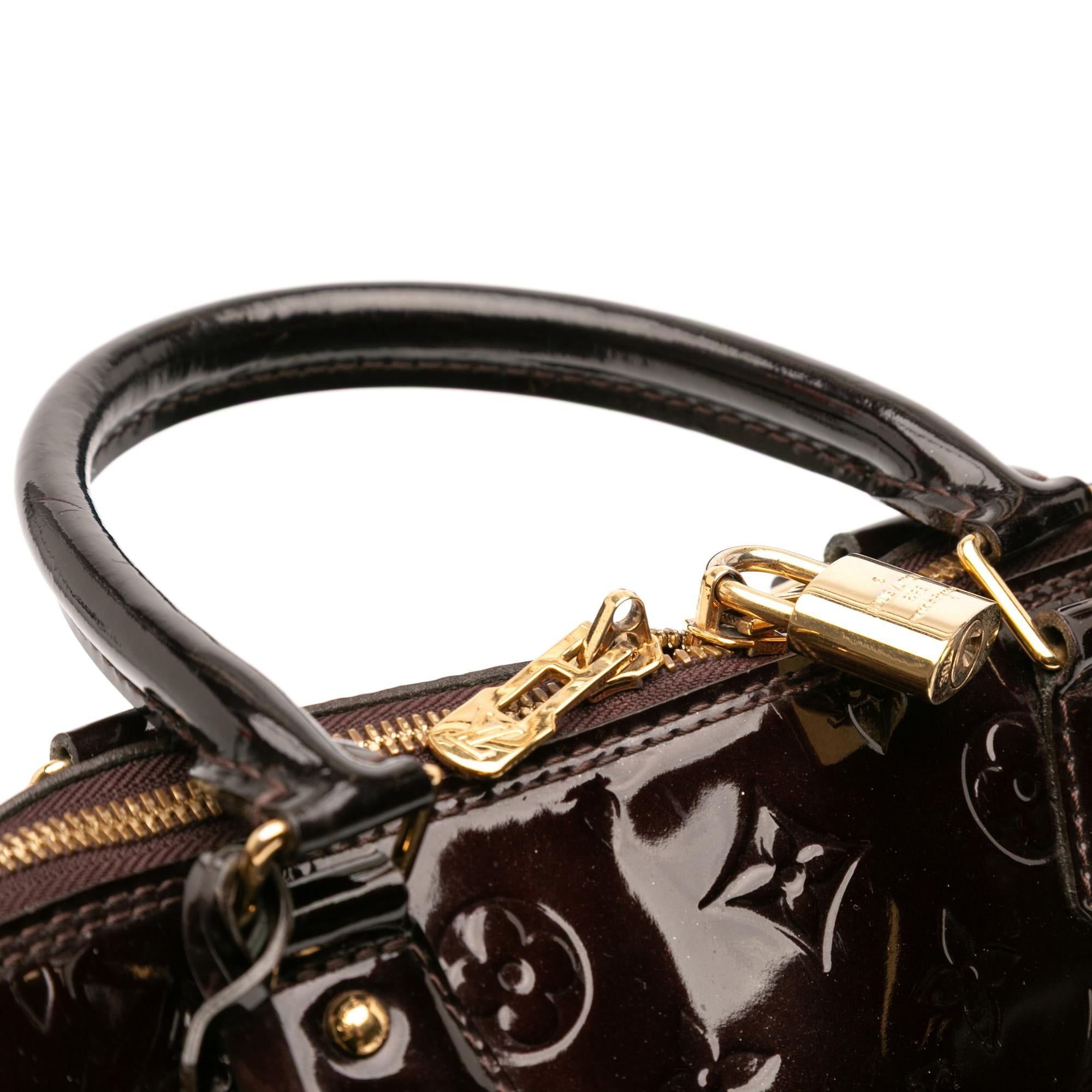 Louis Vuitton Monogram Vernis Alma GM