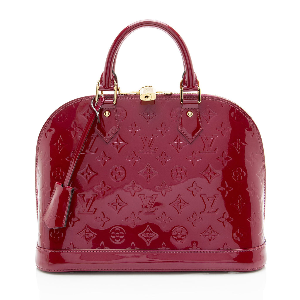 Louis Vuitton Monogram Vernis Alma PM Satchel