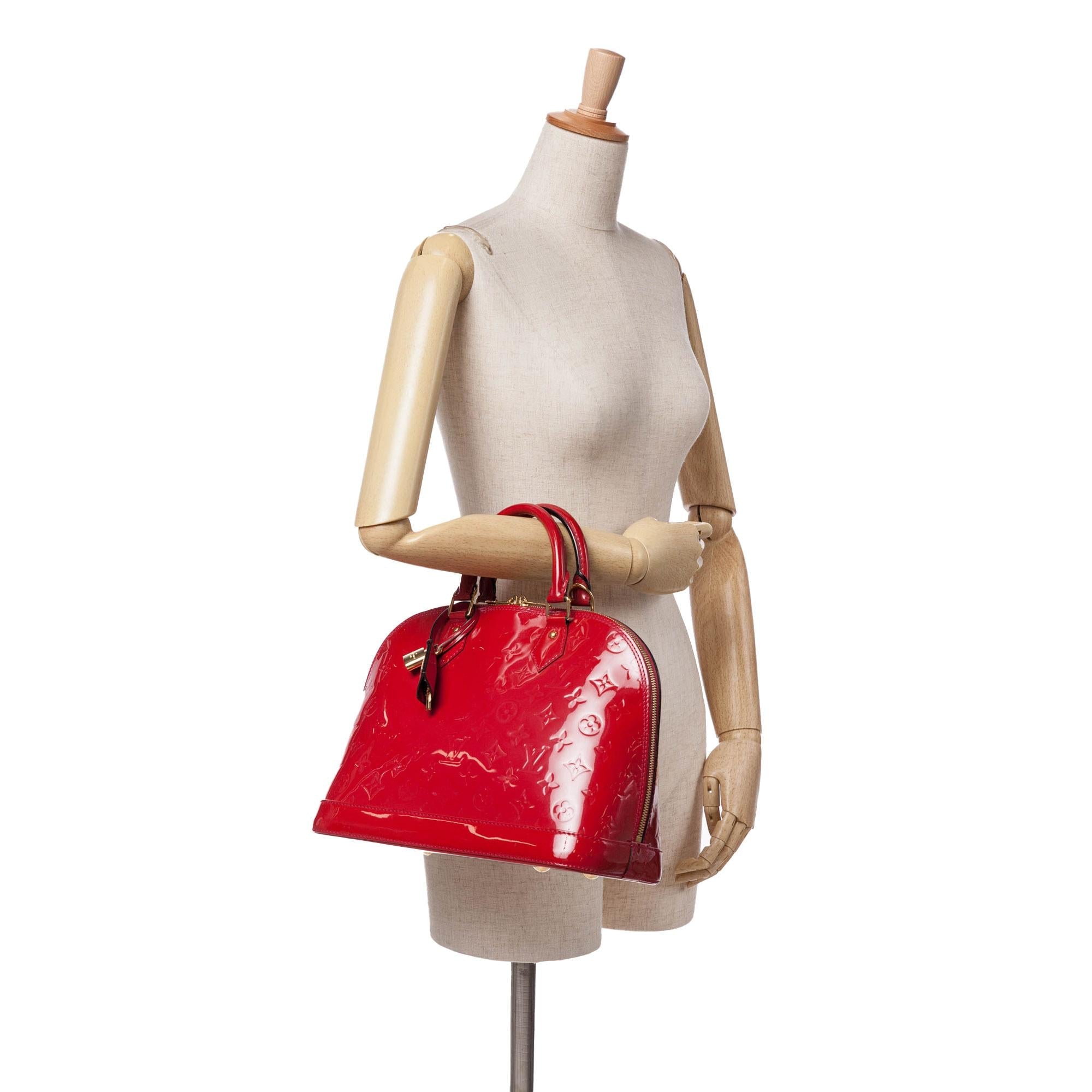 Louis Vuitton Monogram Vernis Alma PM