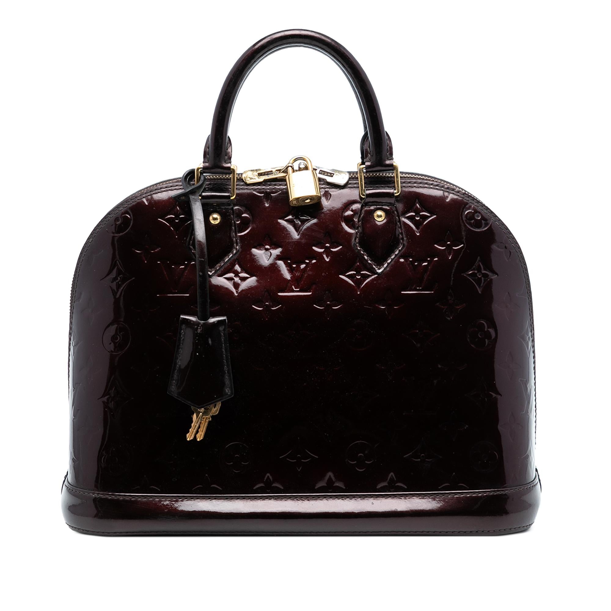Louis Vuitton Monogram Vernis Alma PM