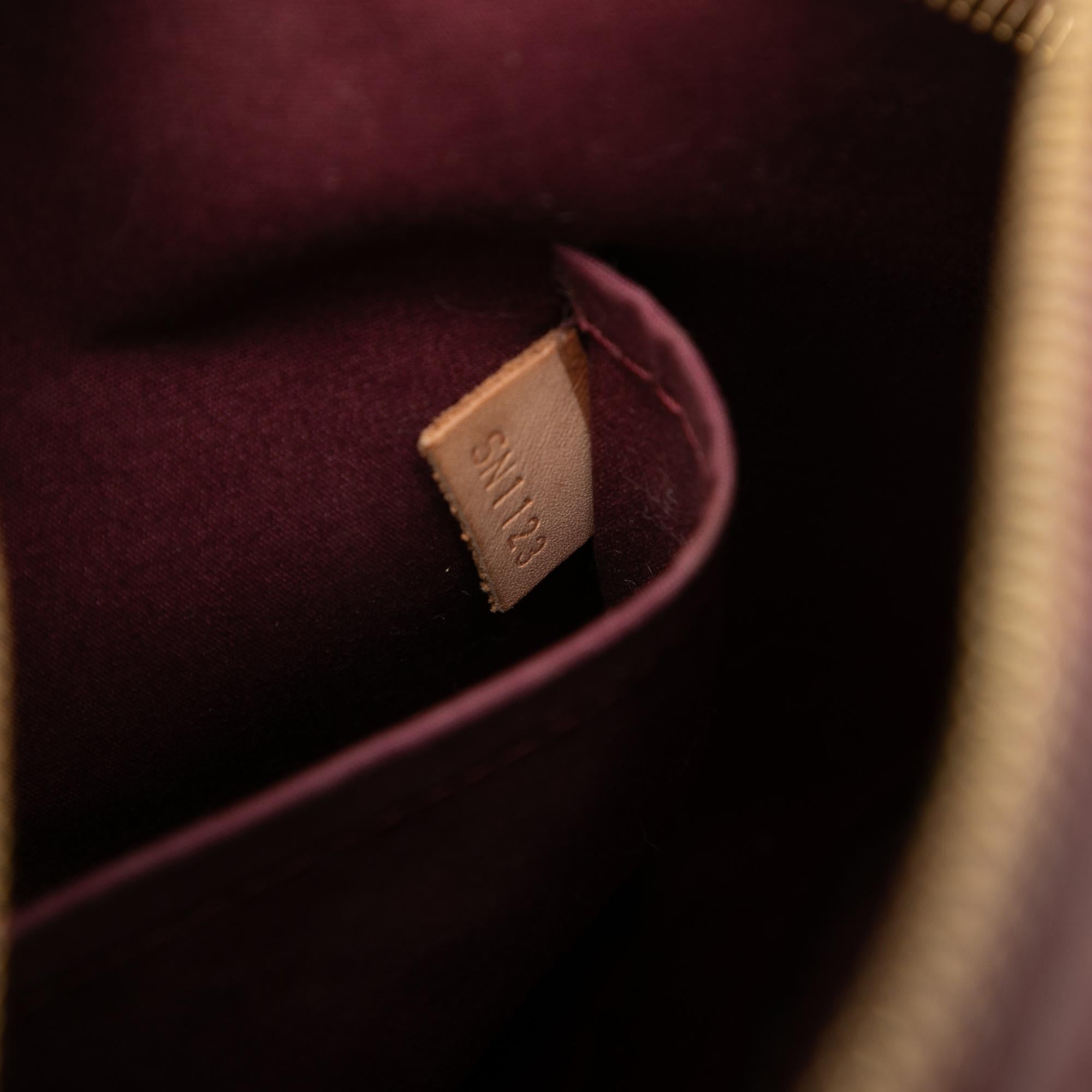 Louis Vuitton Monogram Vernis Alma PM
