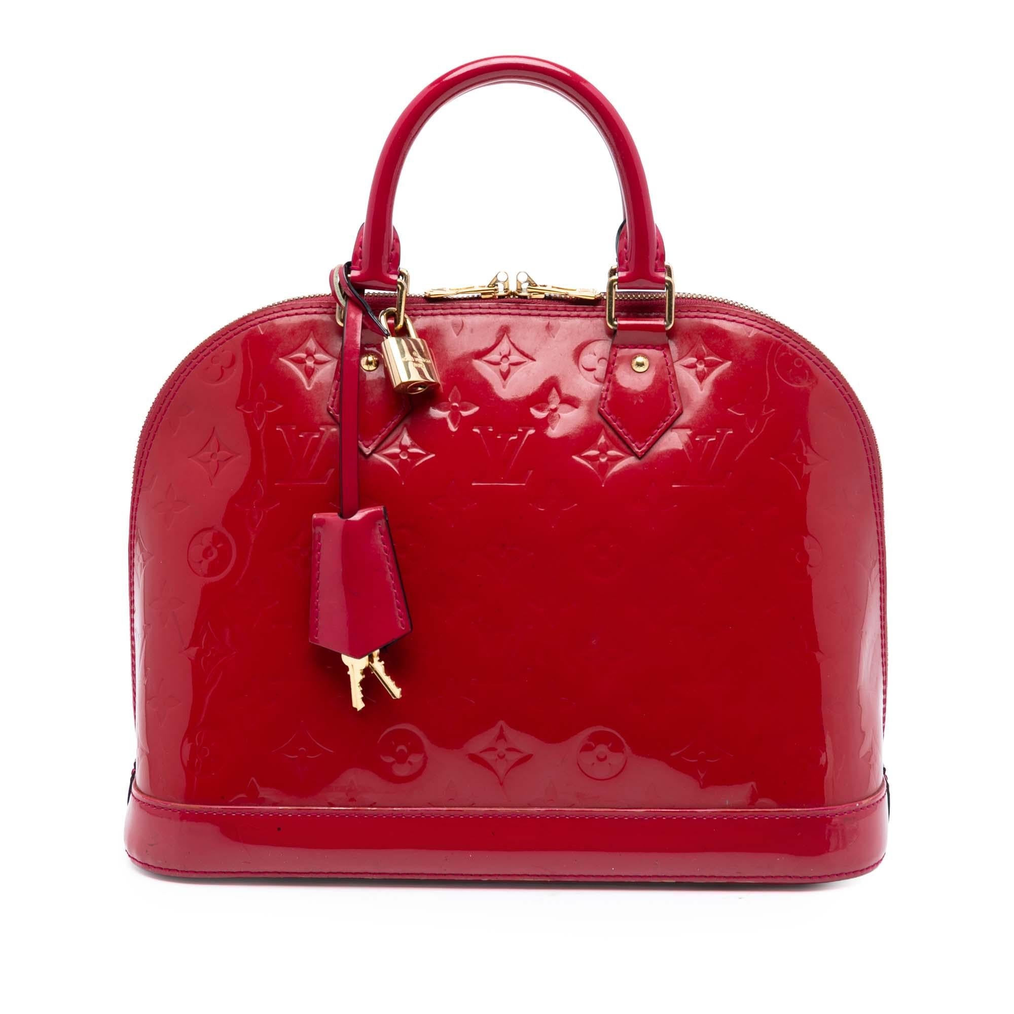 Louis Vuitton Monogram Vernis Alma PM