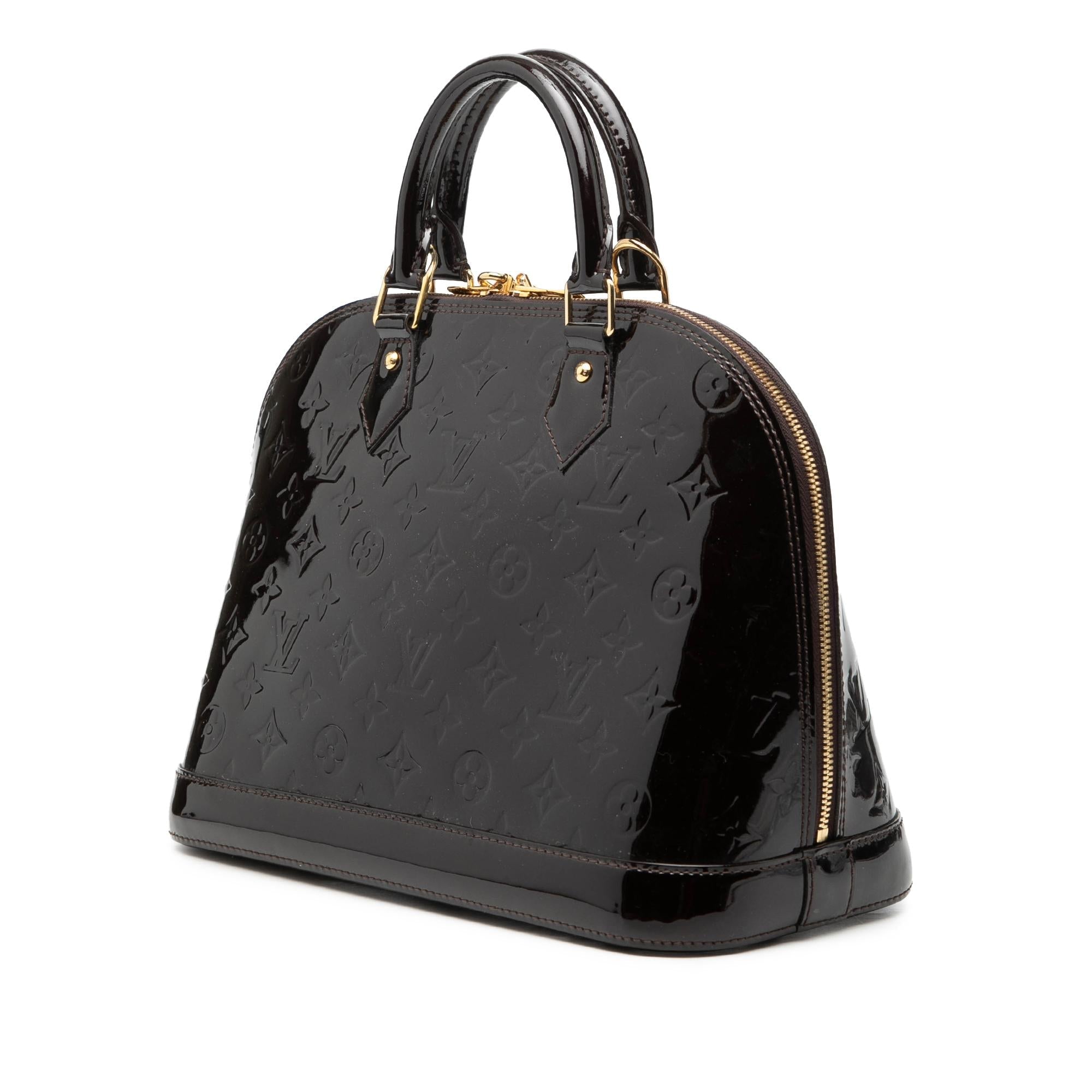 Louis Vuitton Monogram Vernis Alma PM