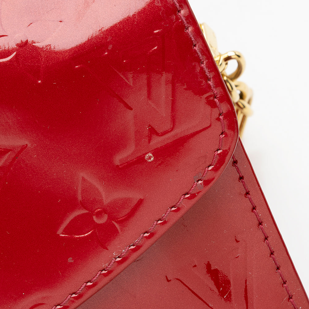 Louis Vuitton Monogram Vernis Bel Air Clutch (SHF-22065)
