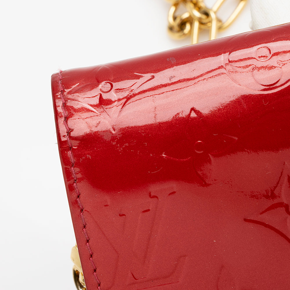 Louis Vuitton Monogram Vernis Bel Air Clutch (SHF-22065)