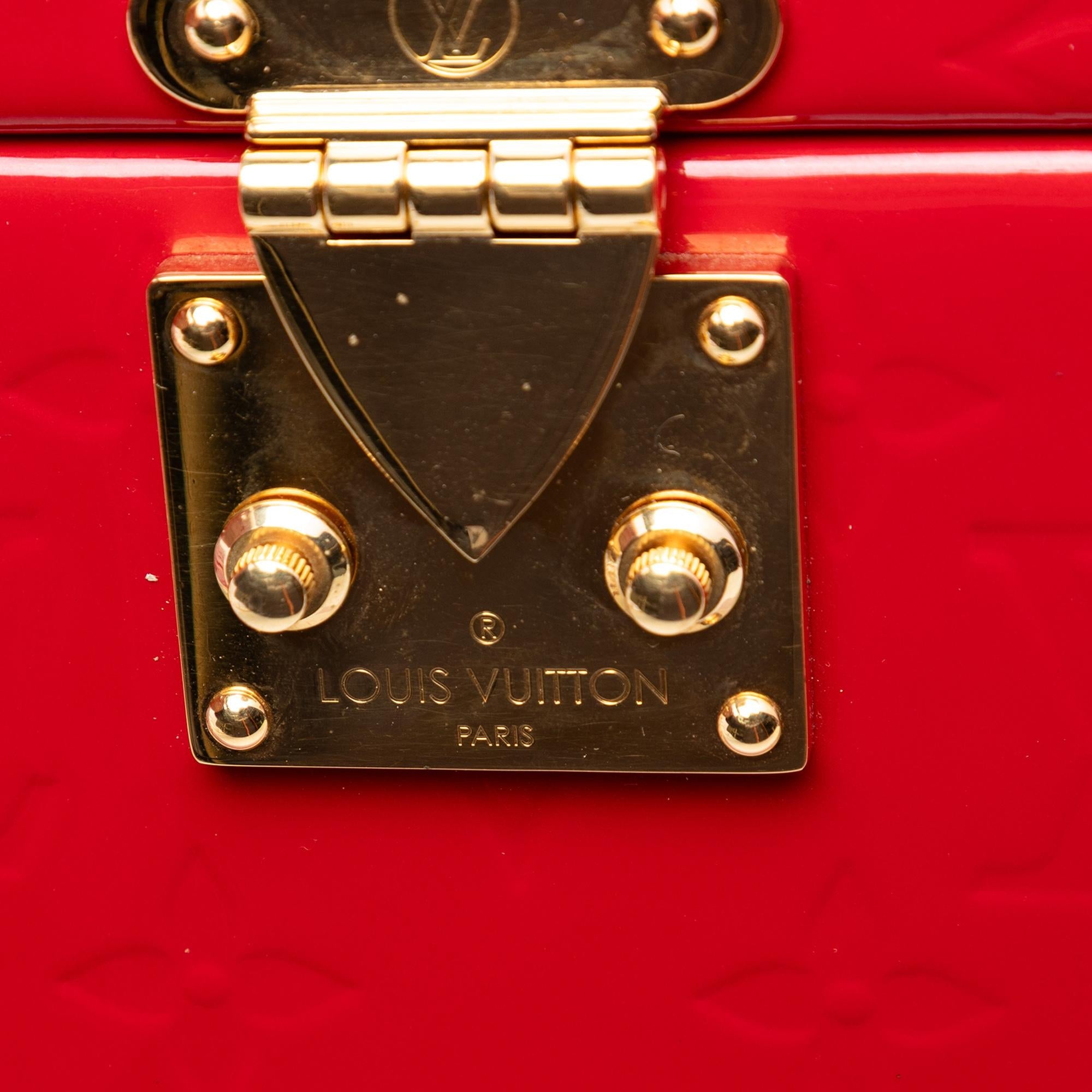 Louis Vuitton Monogram Vernis Bleecker Box Vanity Bag