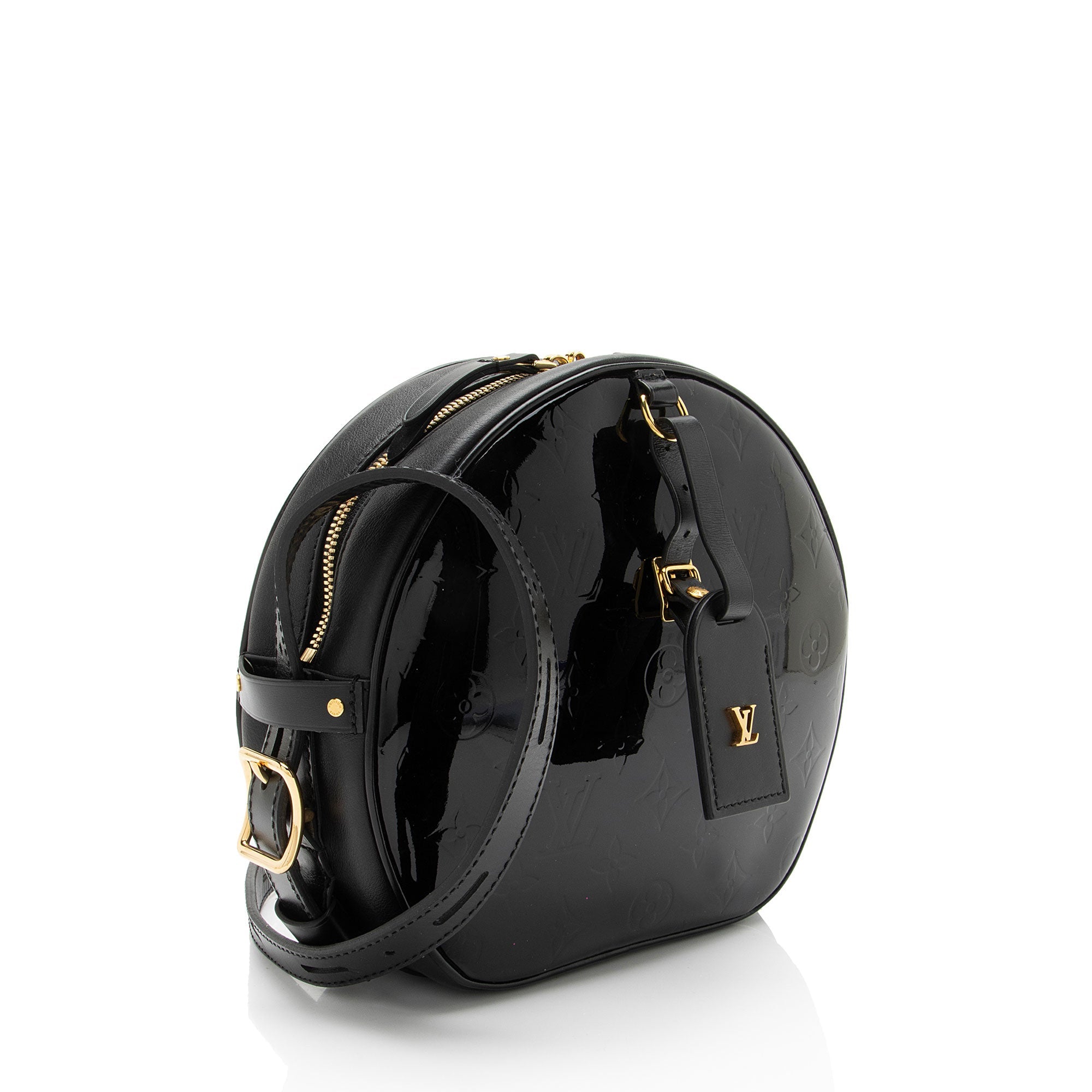 Louis Vuitton Monogram Vernis Boite Chapeau Souple MM Shoulder Bag