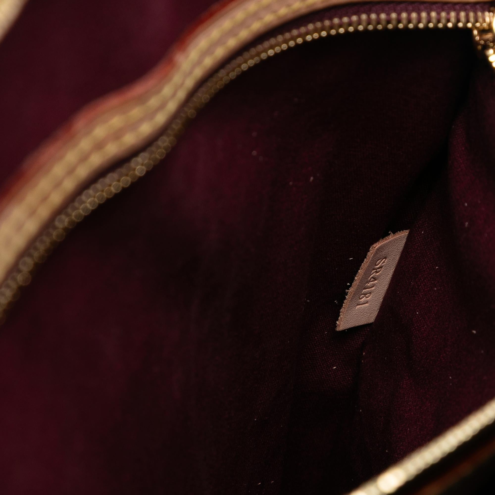 Louis Vuitton Monogram Vernis Brea GM