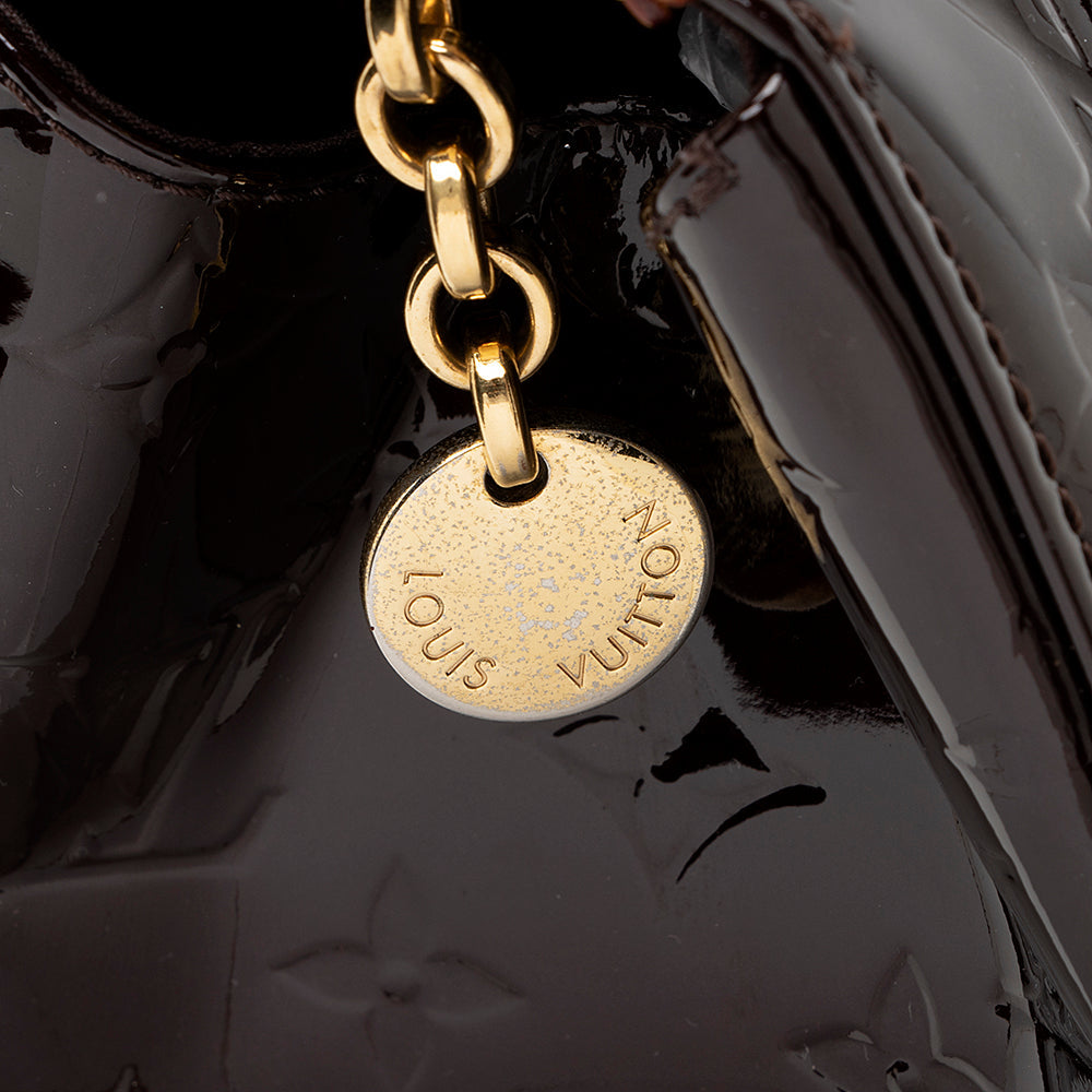 Louis Vuitton Monogram Vernis Brea MM Satchel (SHF-19681)