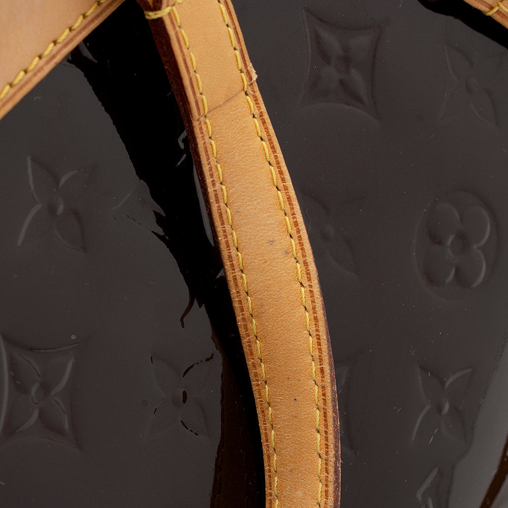Louis Vuitton Monogram Vernis Brea MM Satchel (SHF-19681)