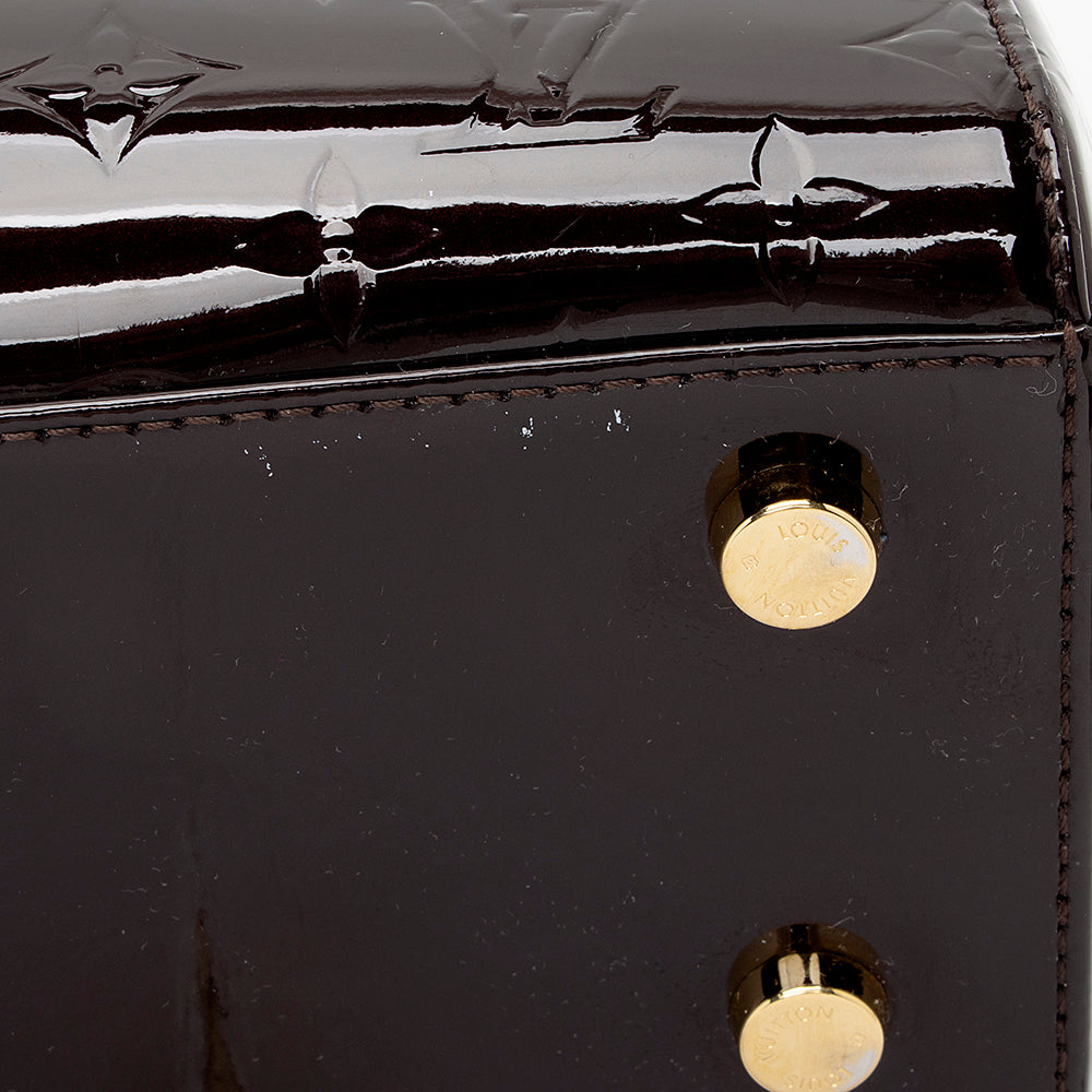 Louis Vuitton Monogram Vernis Brea MM Satchel (SHF-19681)