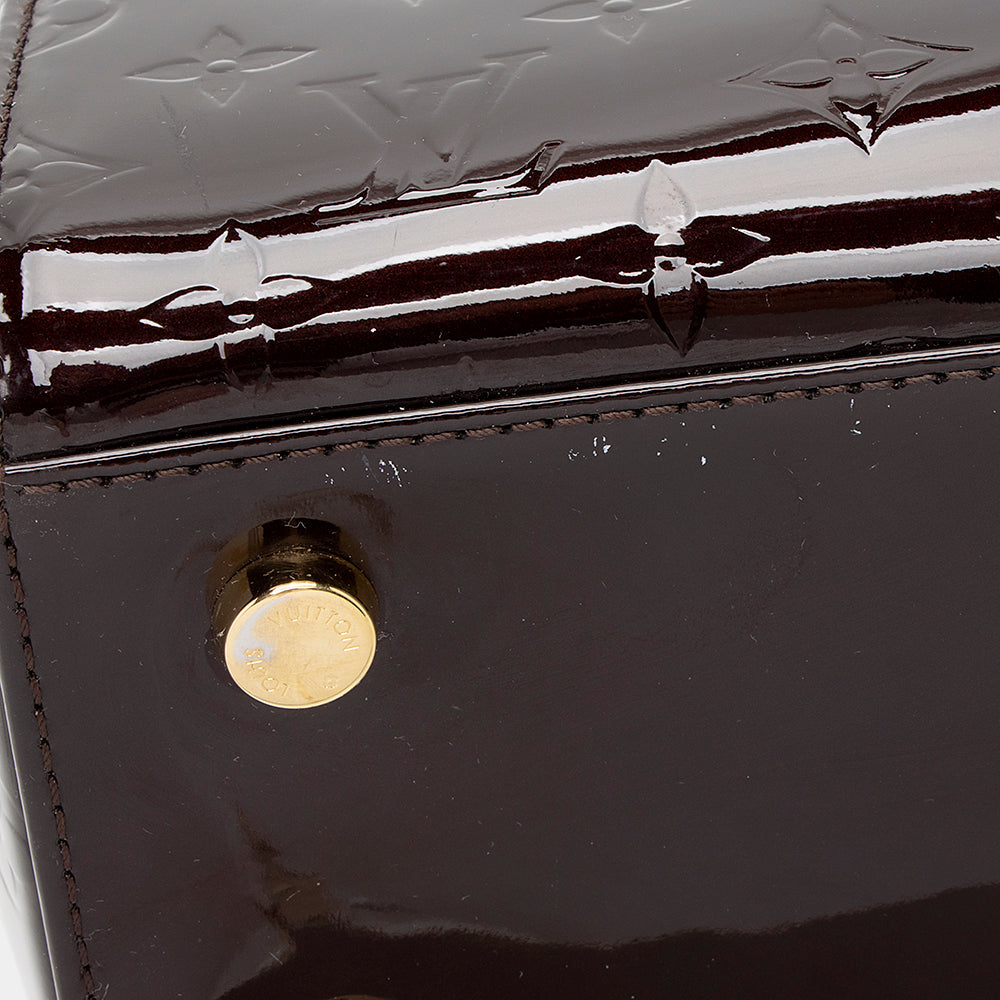 Louis Vuitton Monogram Vernis Brea MM Satchel (SHF-19681)