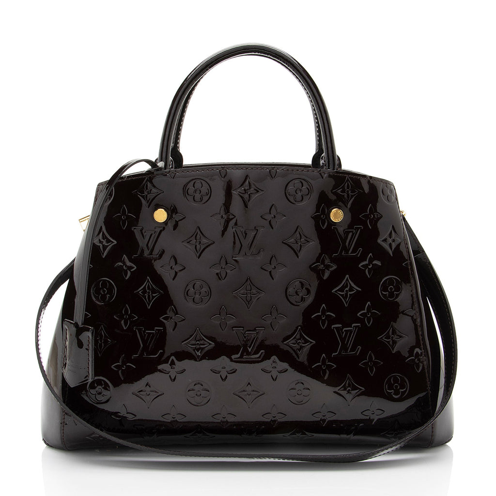 Louis Vuitton Monogram Vernis Montaigne MM Satchel (SHF-0N0xLg)