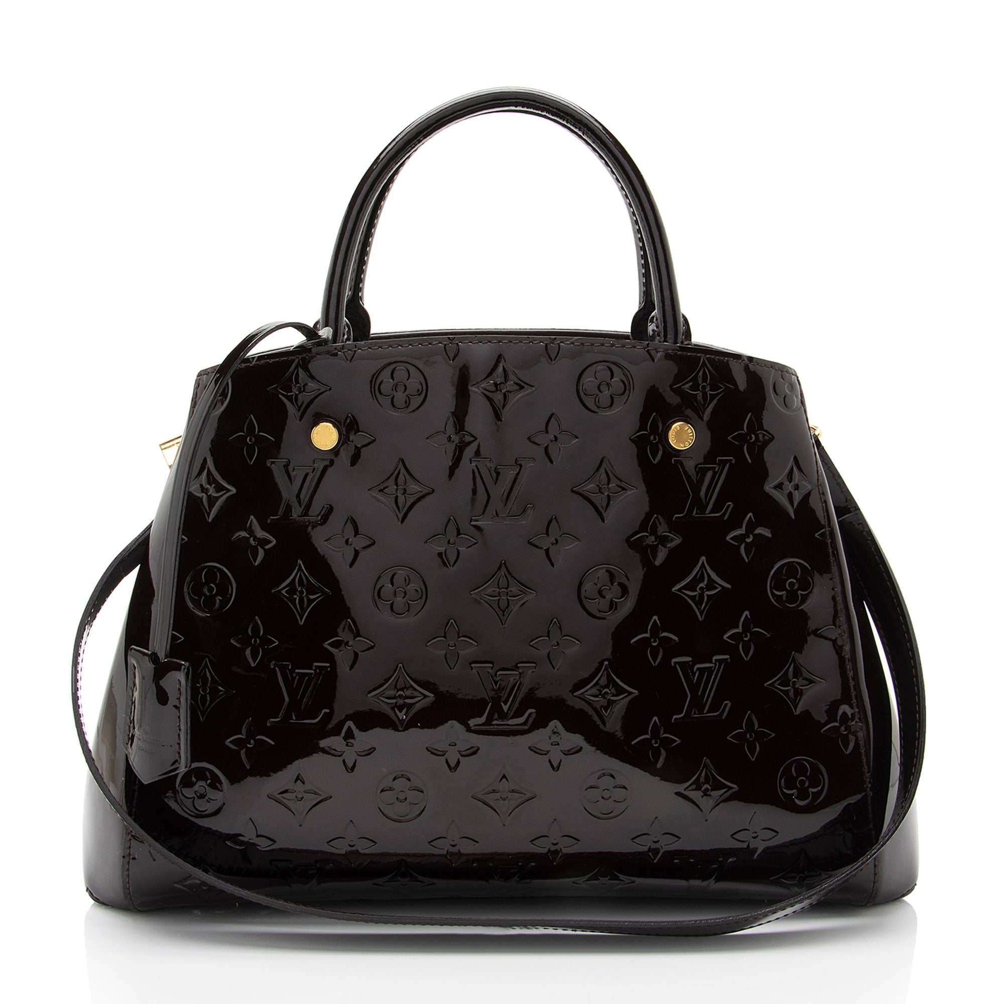Louis Vuitton Monogram Vernis Montaigne MM Satchel (SHF-0N0xLg)