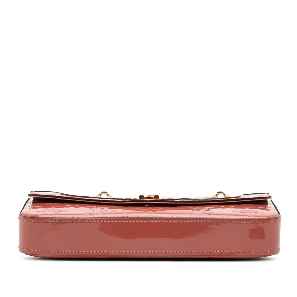 Louis Vuitton Monogram Vernis Pochette Felicie Valentine Dog