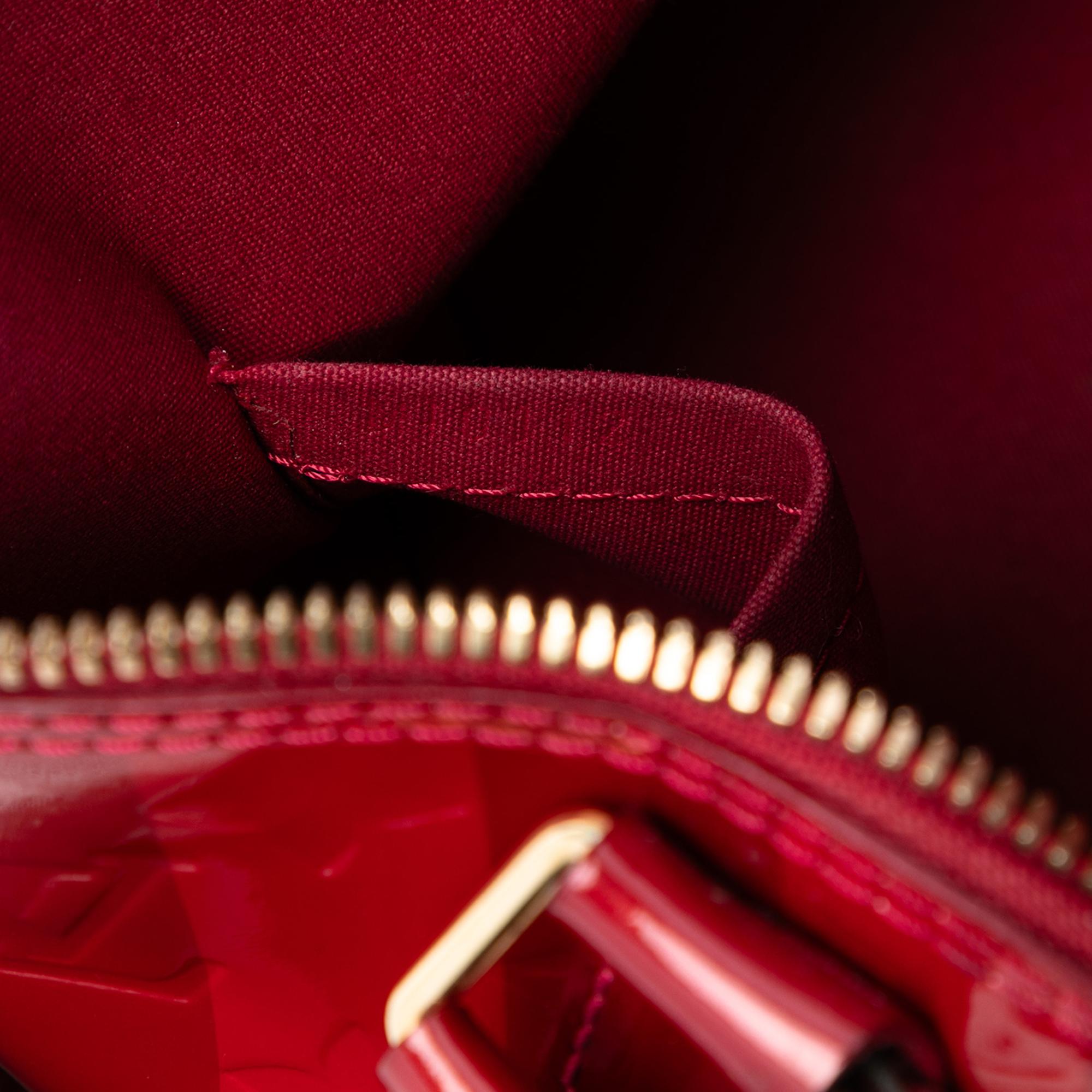 Louis Vuitton Monogram Vernis Rayures Alma BB