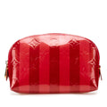 Louis Vuitton Monogram Vernis Rayures Cosmetic Pouch