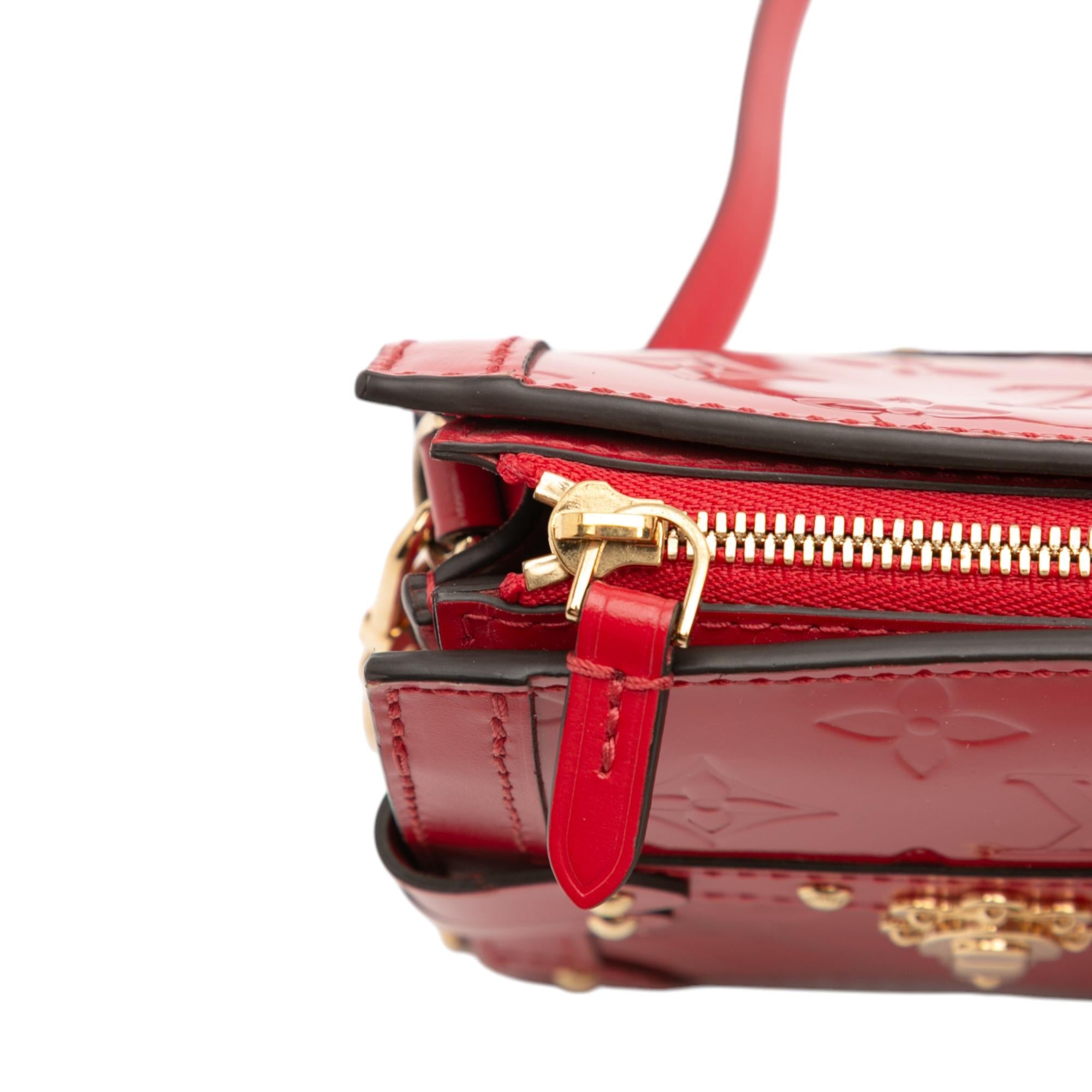 Louis Vuitton Monogram Vernis Trunk Clutch