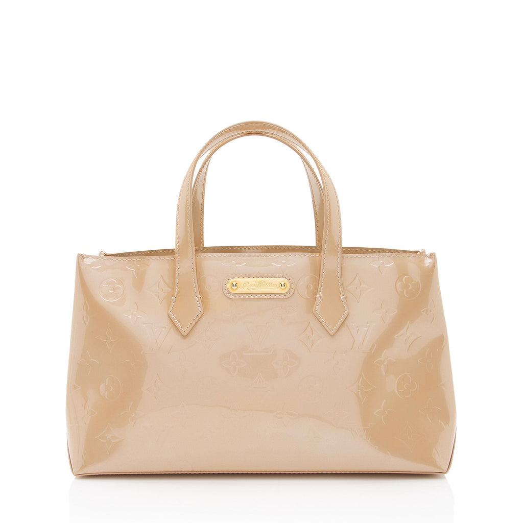 Louis Vuitton Monogram Vernis Wilshire PM Tote (SHF-LIDh3x)