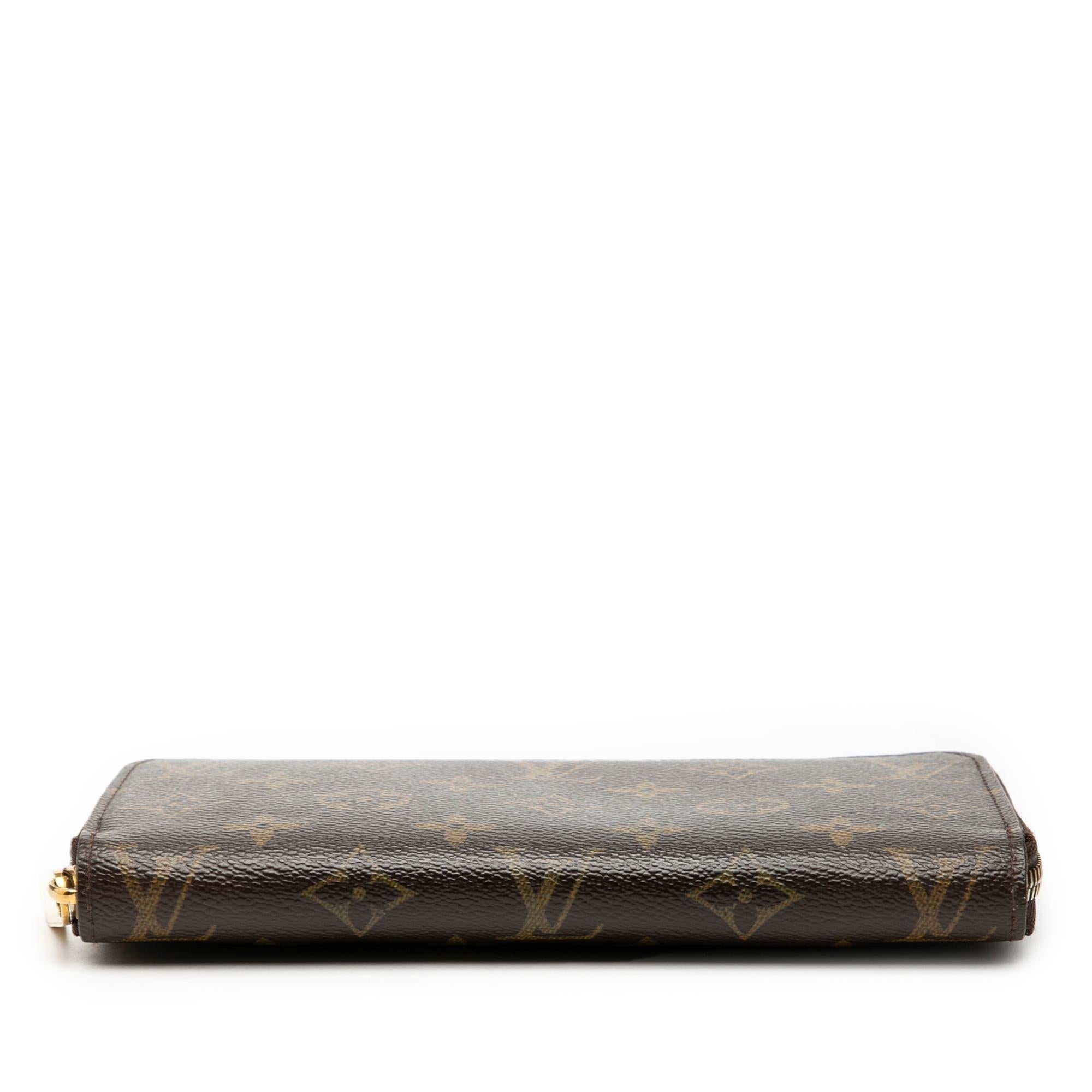 Louis Vuitton Monogram Zippy Long Wallet