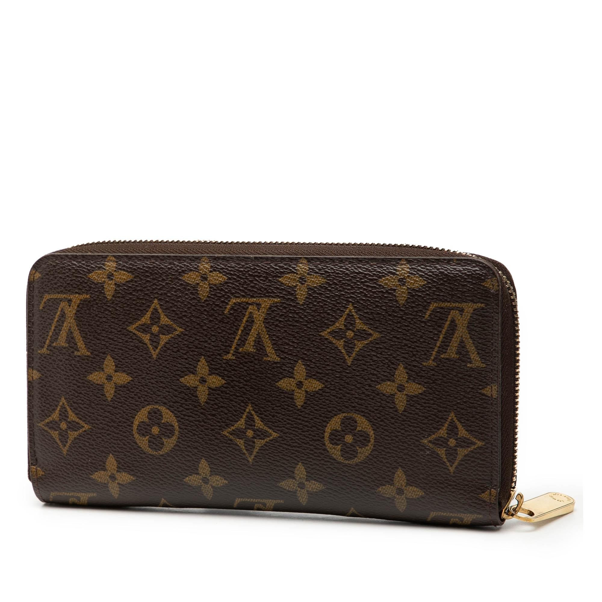 Louis Vuitton Monogram Zippy Long Wallet