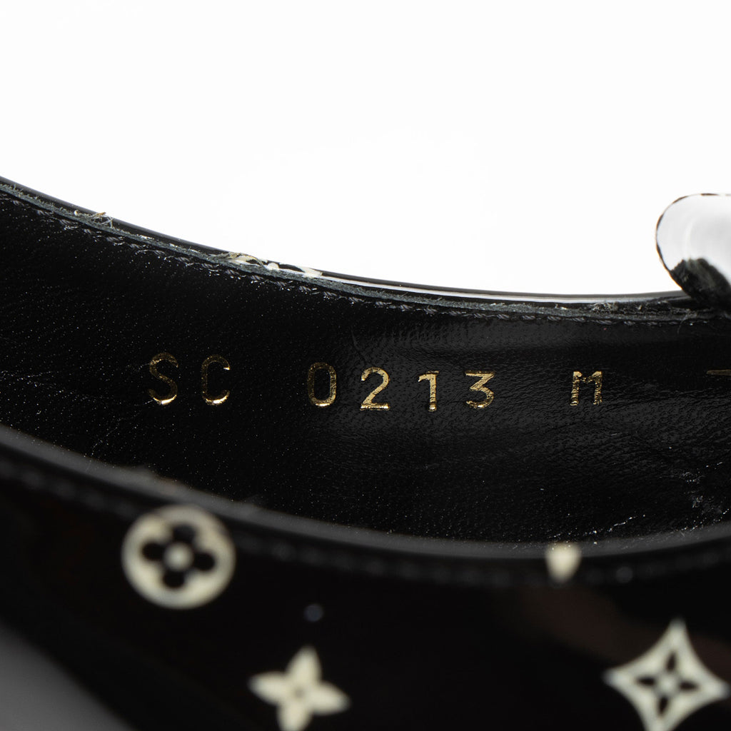 Louis Vuitton Patent Calfskin Monogram Shake Slingback Pumps - Size 7.5 / 37.5