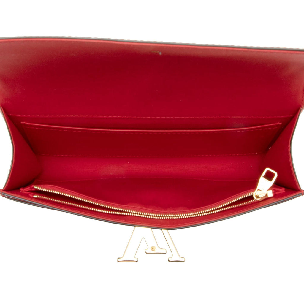Louis Vuitton Patent Leather Louise Clutch (SHF-5GHpKI)