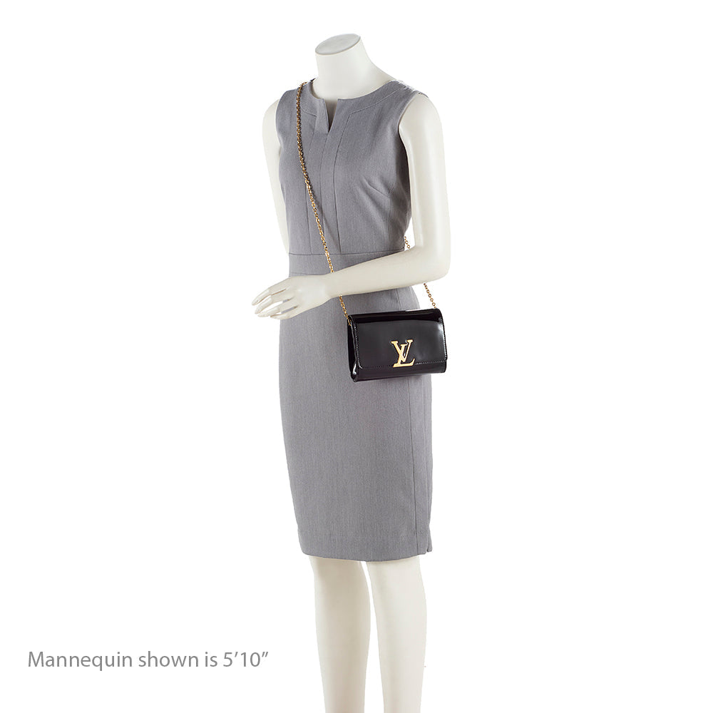 Louis Vuitton Patent Leather Louise Shoulder Bag (SHF-19742)